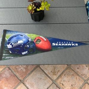 NWT NFL Seattle Seahawks Pennant